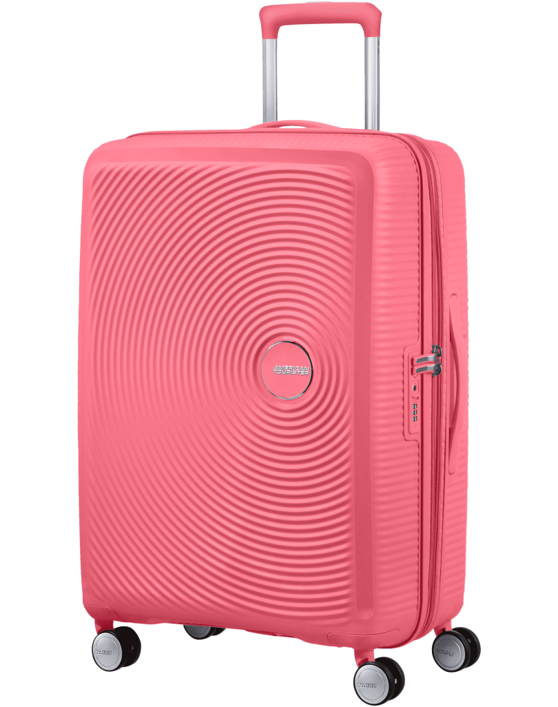 Soundbox 4-wheel 67cm medium Spinner Expandable suitcase Bass Black