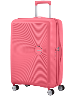 Soundbox 4-wheel 67cm medium Spinner Expandable suitcase Bass Black