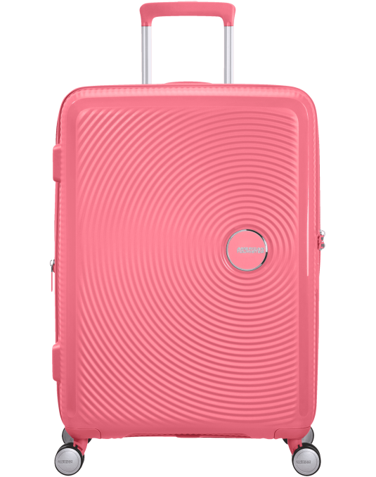 Soundbox 4-wheel 67cm medium Spinner Expandable suitcase Bass Black