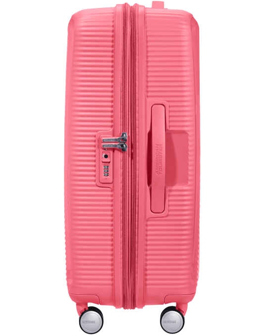 Soundbox 4-wheel 67cm medium Spinner Expandable suitcase Bass Black