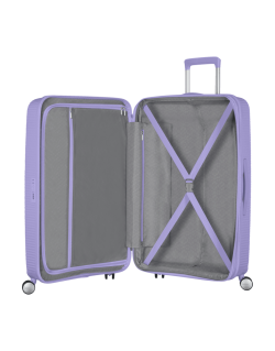 Soundbox 4-wheel 67cm medium Spinner Expandable suitcase Bass Black