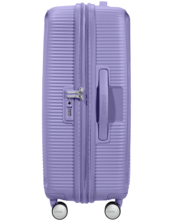 Soundbox 4-wheel 67cm medium Spinner Expandable suitcase Bass Black