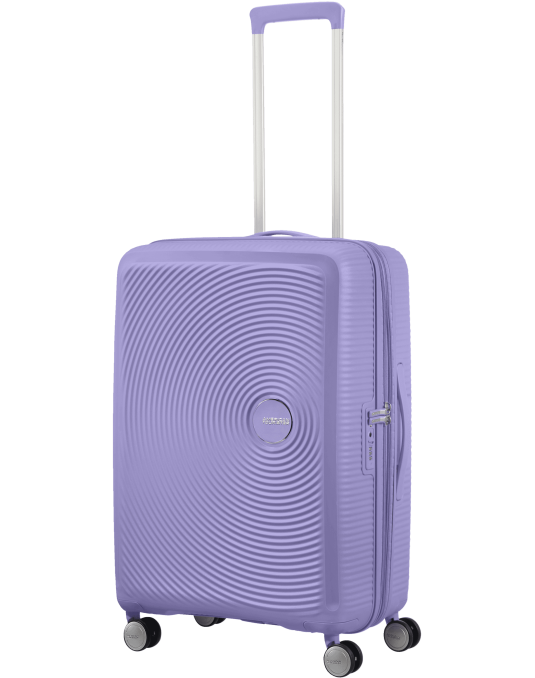 Soundbox 4-wheel 67cm medium Spinner Expandable suitcase Bass Black