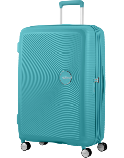 Soundbox 4-wheel 77cm large Spinner Expandable suitcase Bass Black