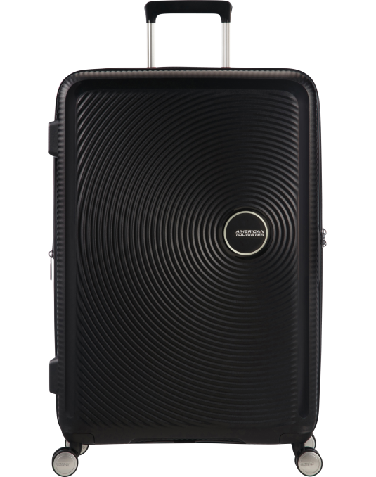 Soundbox 4-wheel 67cm medium Spinner Expandable suitcase Bass Black