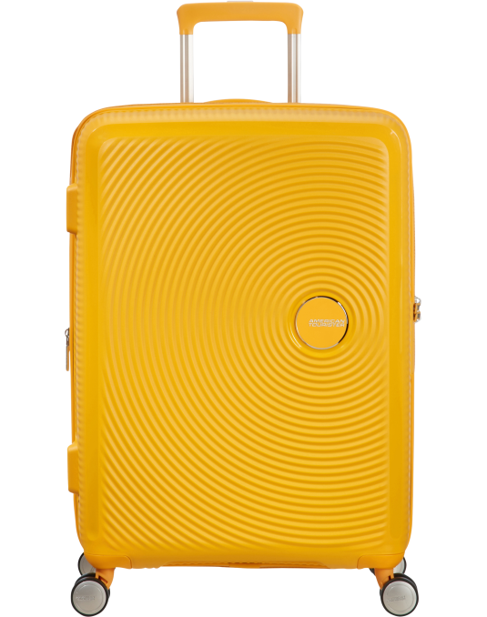 Soundbox 4-wheel 67cm medium Spinner Expandable suitcase Bass Black