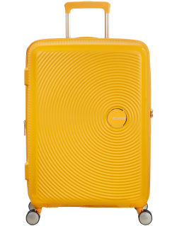 Soundbox 4-wheel 67cm medium Spinner Expandable suitcase Bass Black