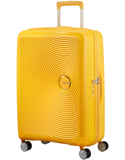 Soundbox 4-wheel 67cm medium Spinner Expandable suitcase Bass Black