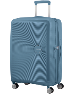 Soundbox 4-wheel 67cm medium Spinner Expandable suitcase Bass Black