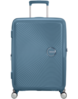 Soundbox 4-wheel 67cm medium Spinner Expandable suitcase Bass Black