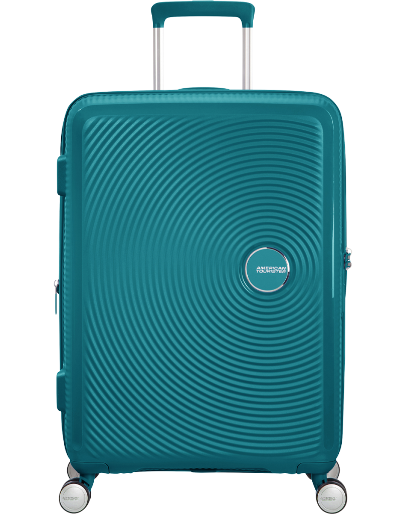 Soundbox 4-wheel 67cm medium Spinner Expandable suitcase Bass Black