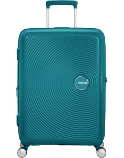 Soundbox 4-wheel 67cm medium Spinner Expandable suitcase Bass Black