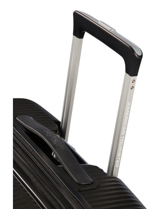 Soundbox 4-wheel 67cm medium Spinner Expandable suitcase Bass Black