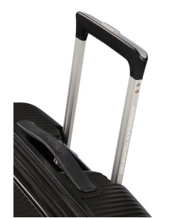 Soundbox 4-wheel 67cm medium Spinner Expandable suitcase Bass Black