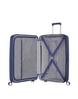 Soundbox 4-wheel 67cm medium Spinner Expandable suitcase Bass Black