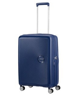 Soundbox 4-wheel 67cm medium Spinner Expandable suitcase Bass Black