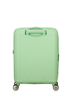 Soundbox 4-wheel cabin baggage Spinner Expandable suitcase 55x40x20/23cm Bass Black