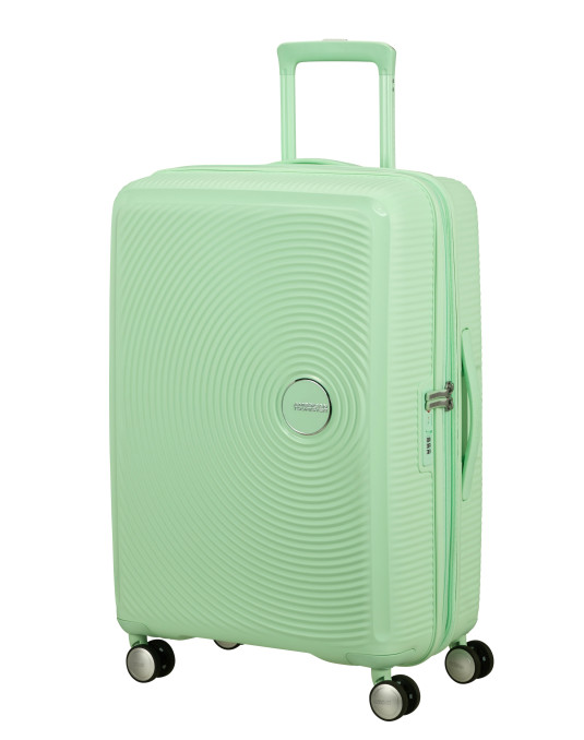 Soundbox 4-wheel 67cm medium Spinner Expandable suitcase Bass Black
