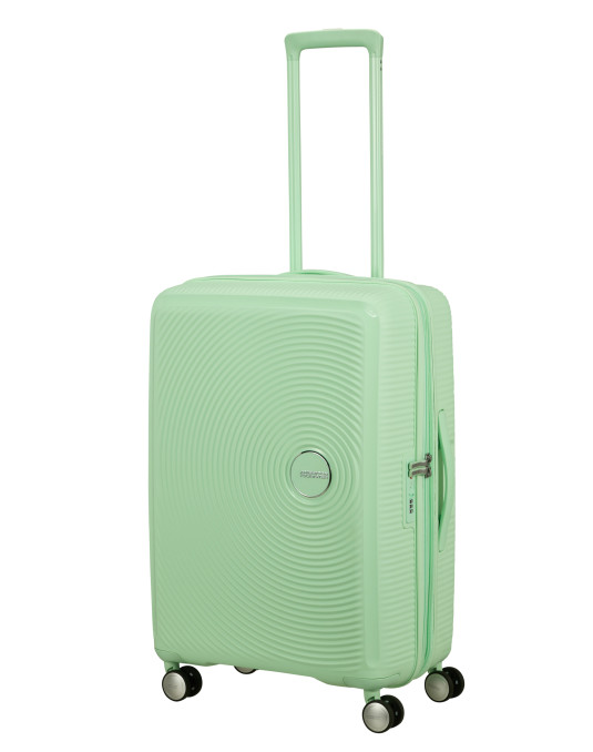 Soundbox 4-wheel 67cm medium Spinner Expandable suitcase Bass Black