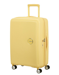 Soundbox 4-wheel 67cm medium Spinner Expandable suitcase Bass Black