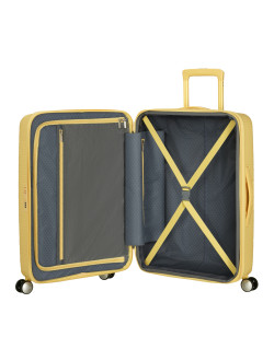 Soundbox 4-wheel 67cm medium Spinner Expandable suitcase Bass Black