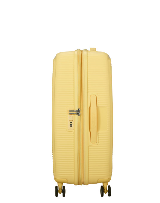 Soundbox 4-wheel 67cm medium Spinner Expandable suitcase Bass Black
