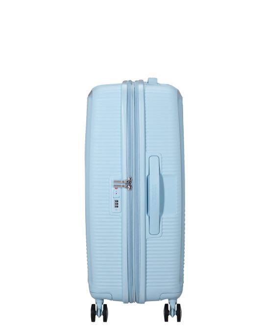Soundbox 4-wheel 67cm medium Spinner Expandable suitcase Bass Black
