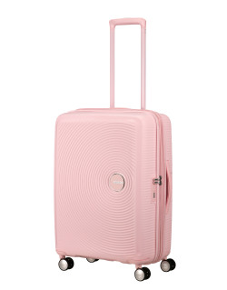 Soundbox 4-wheel 67cm medium Spinner Expandable suitcase Bass Black