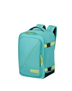 Take2cabin| Backpack S| Dusty Turquoise/Lime