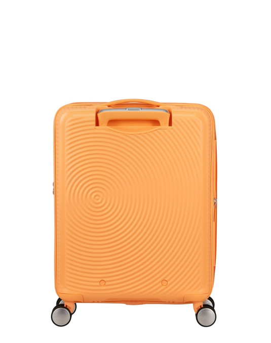 Soundbox 4-wheel cabin baggage Spinner Expandable suitcase 55x40x20/23cm Bass Black