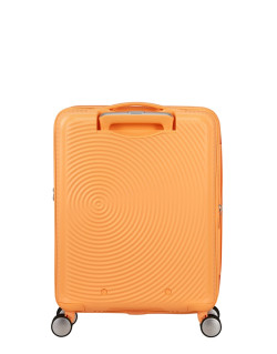 Soundbox 4-wheel cabin baggage Spinner Expandable suitcase 55x40x20/23cm Bass Black