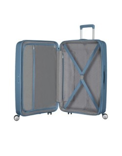 Soundbox 4-wheel 67cm medium Spinner Expandable suitcase Bass Black