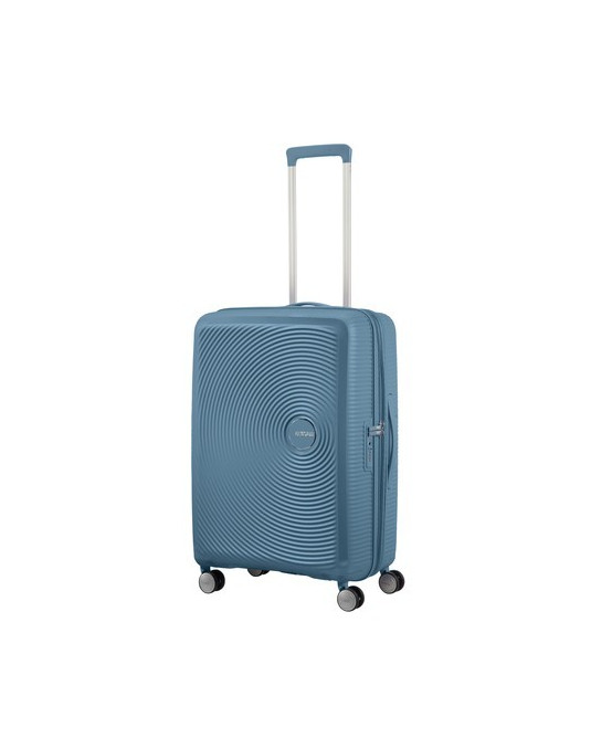 Soundbox 4-wheel 67cm medium Spinner Expandable suitcase Bass Black