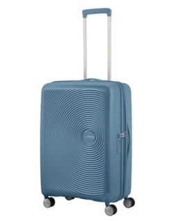 Soundbox 4-wheel 67cm medium Spinner Expandable suitcase Bass Black