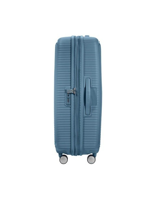 Soundbox 4-wheel 67cm medium Spinner Expandable suitcase Bass Black